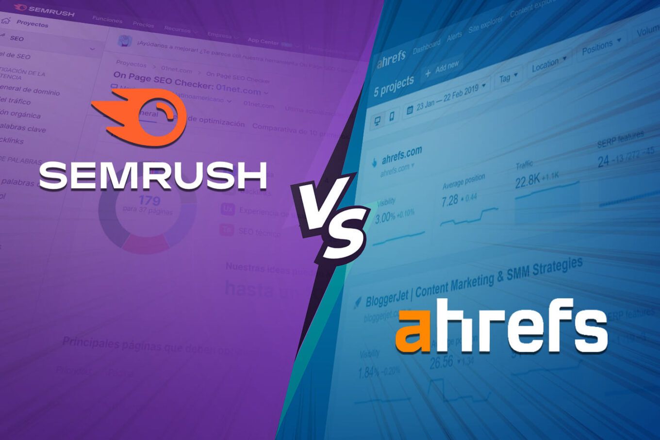 Semrush Vs Ahrefs Comparacion