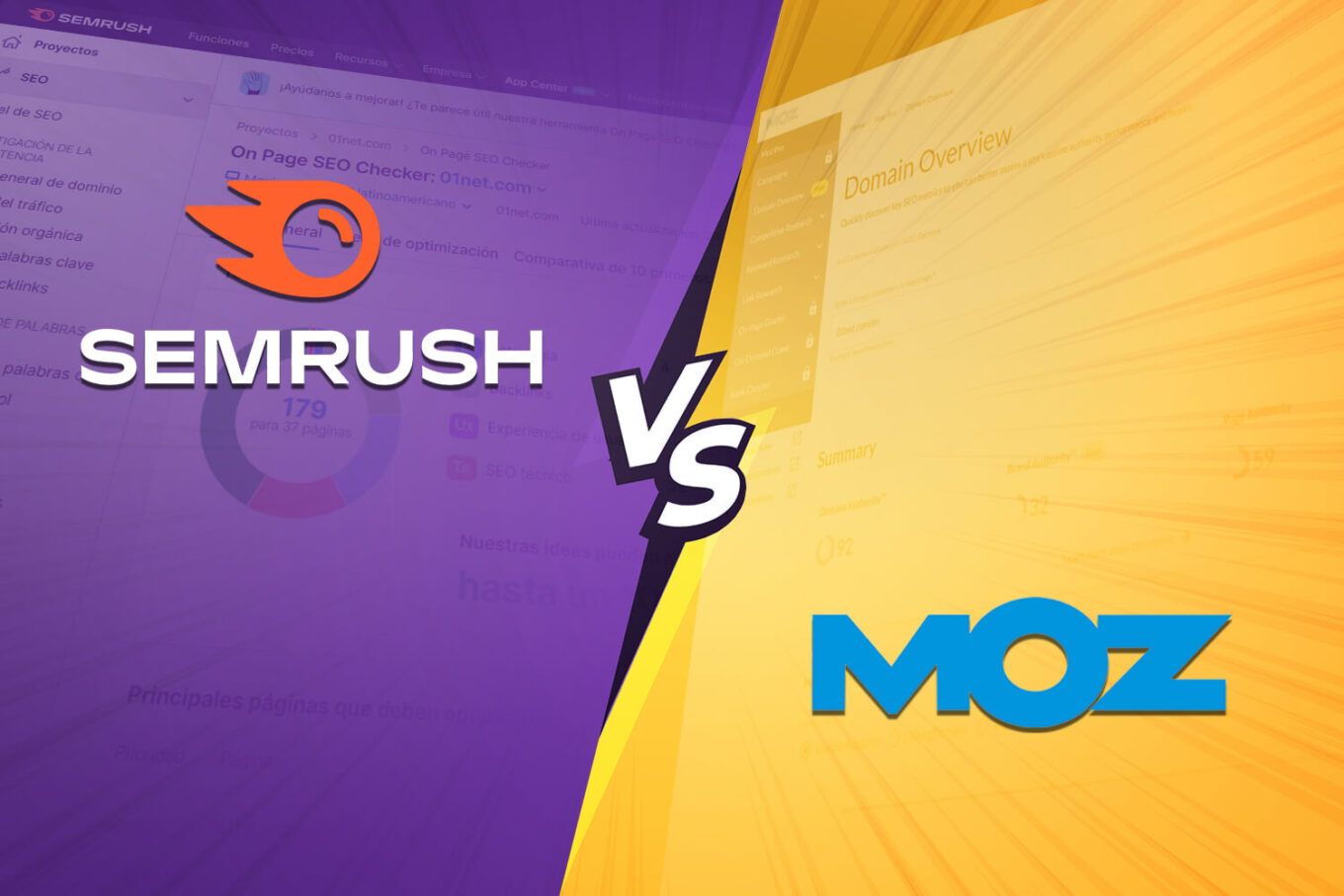 Semrush Vs Moz Comparacion