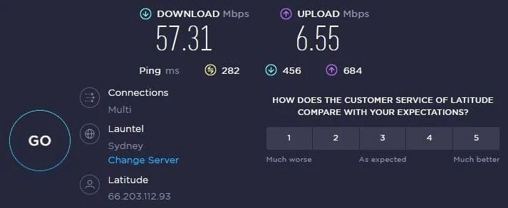 Test Velocidad Kaspersky Australia