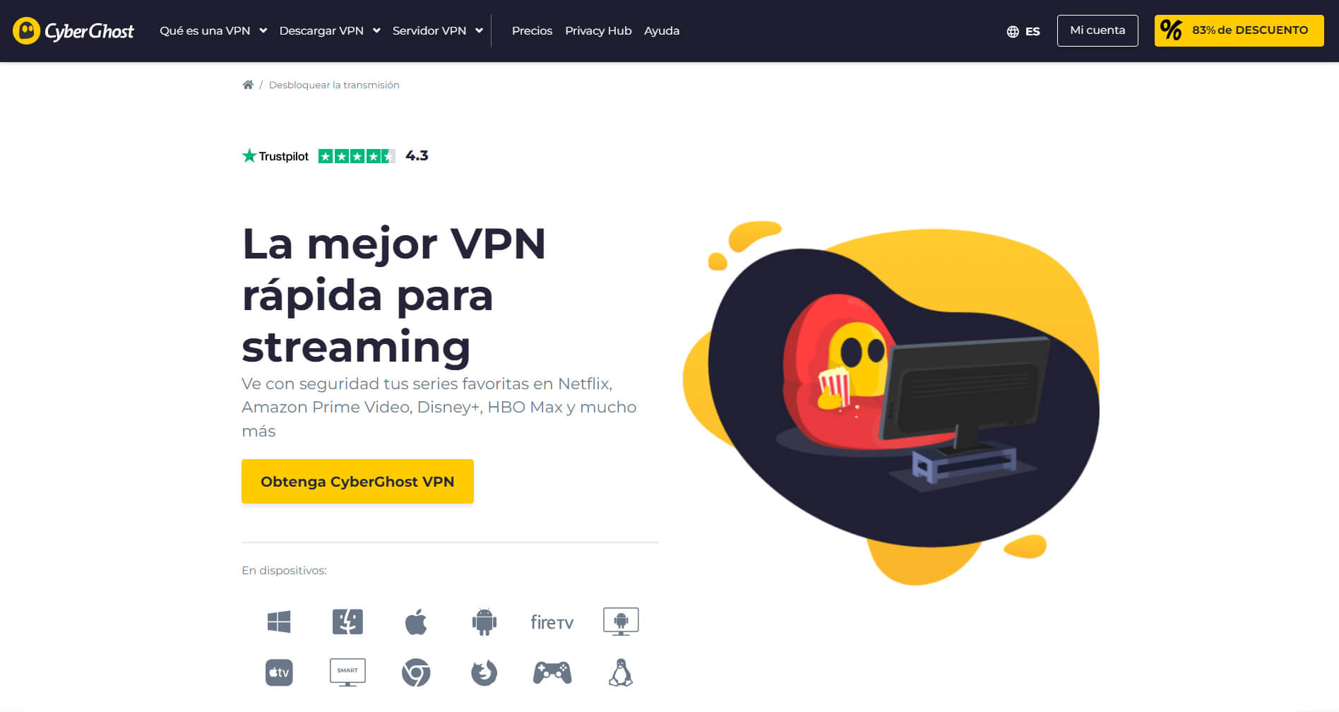 Cyberghost Vpn Para Streaming