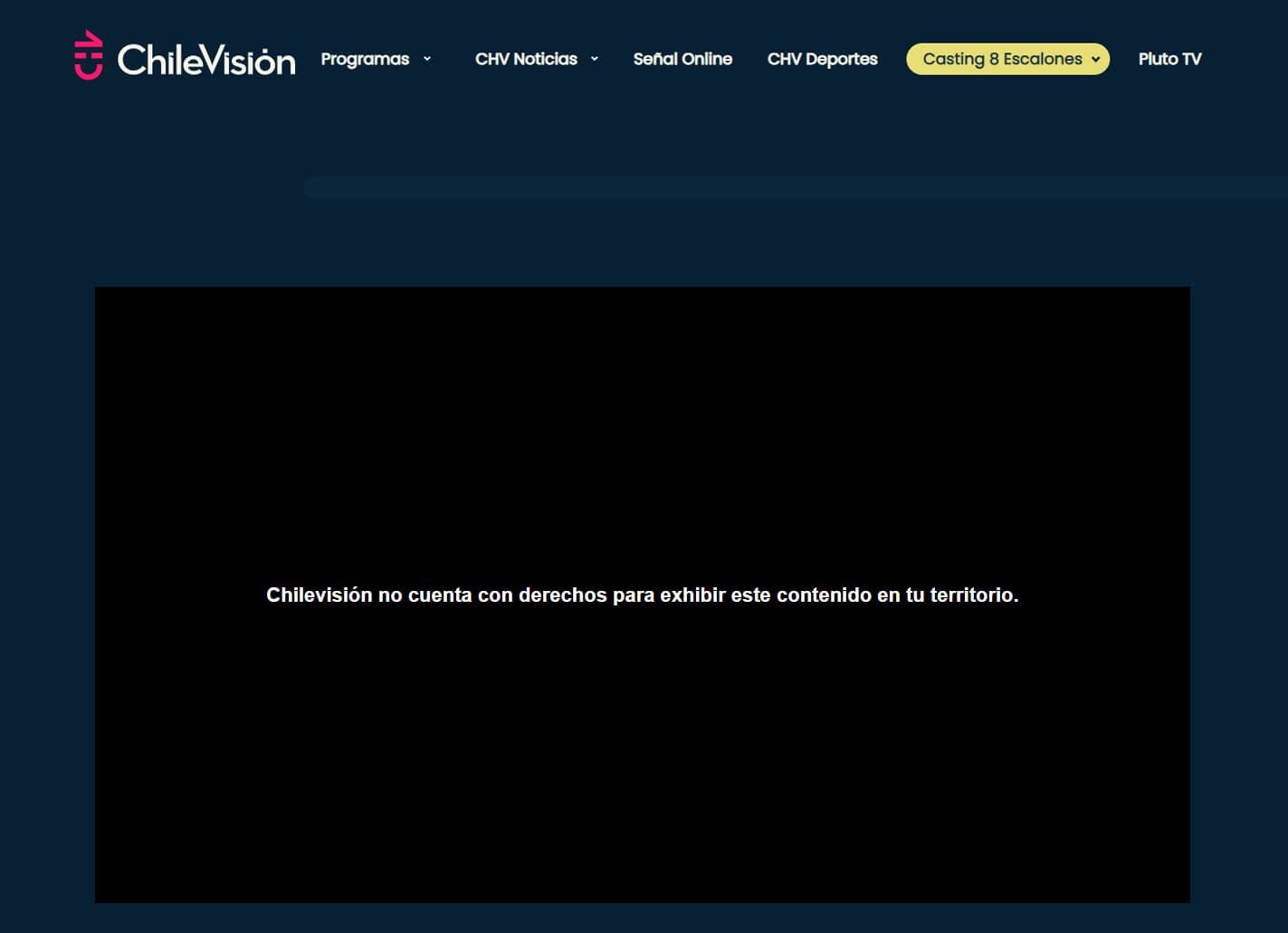 Chilevision Restringido