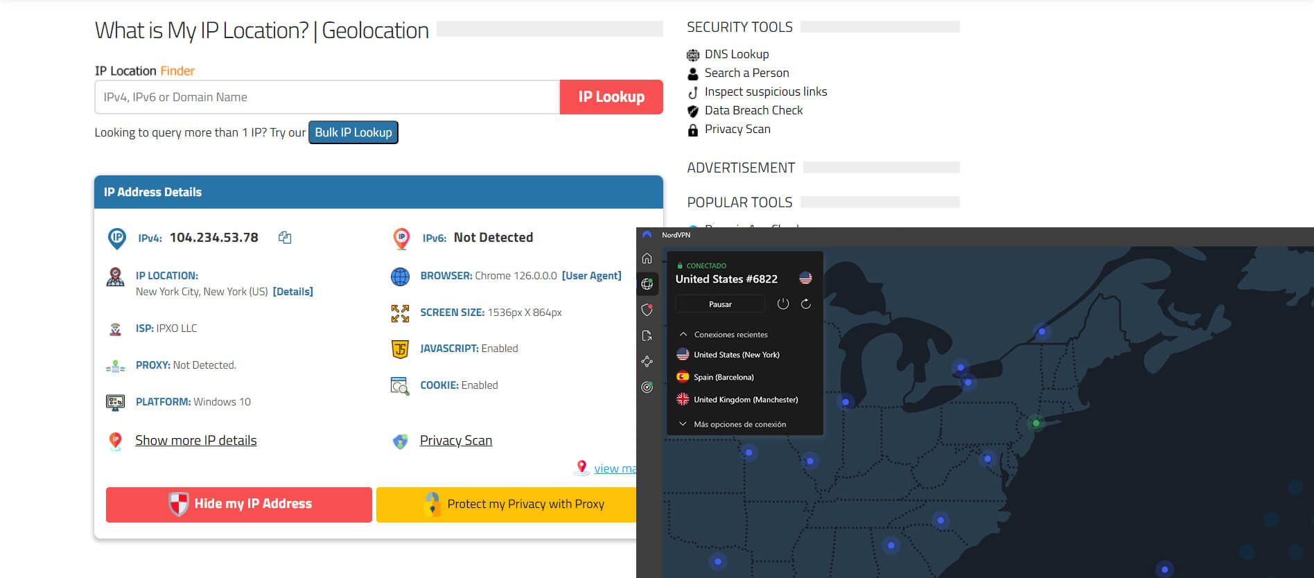 Direccion Ip Estados Unidos Nordvpn