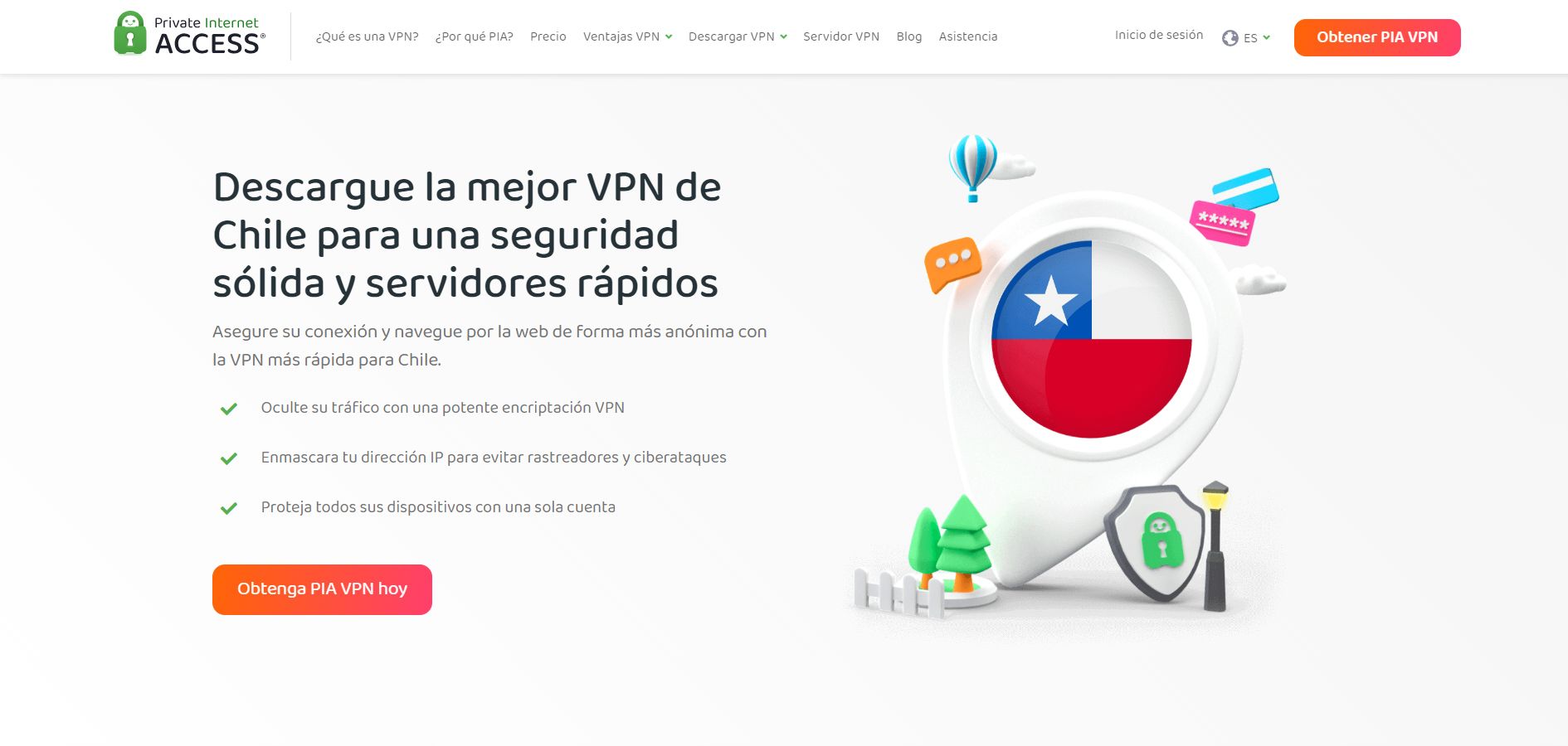 Private Internet Access Chile