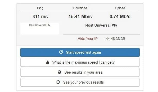 Urban Vpn Prueba De Velocidad Australia