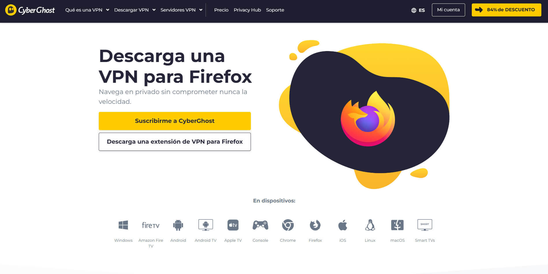 Cyberghost Firefox