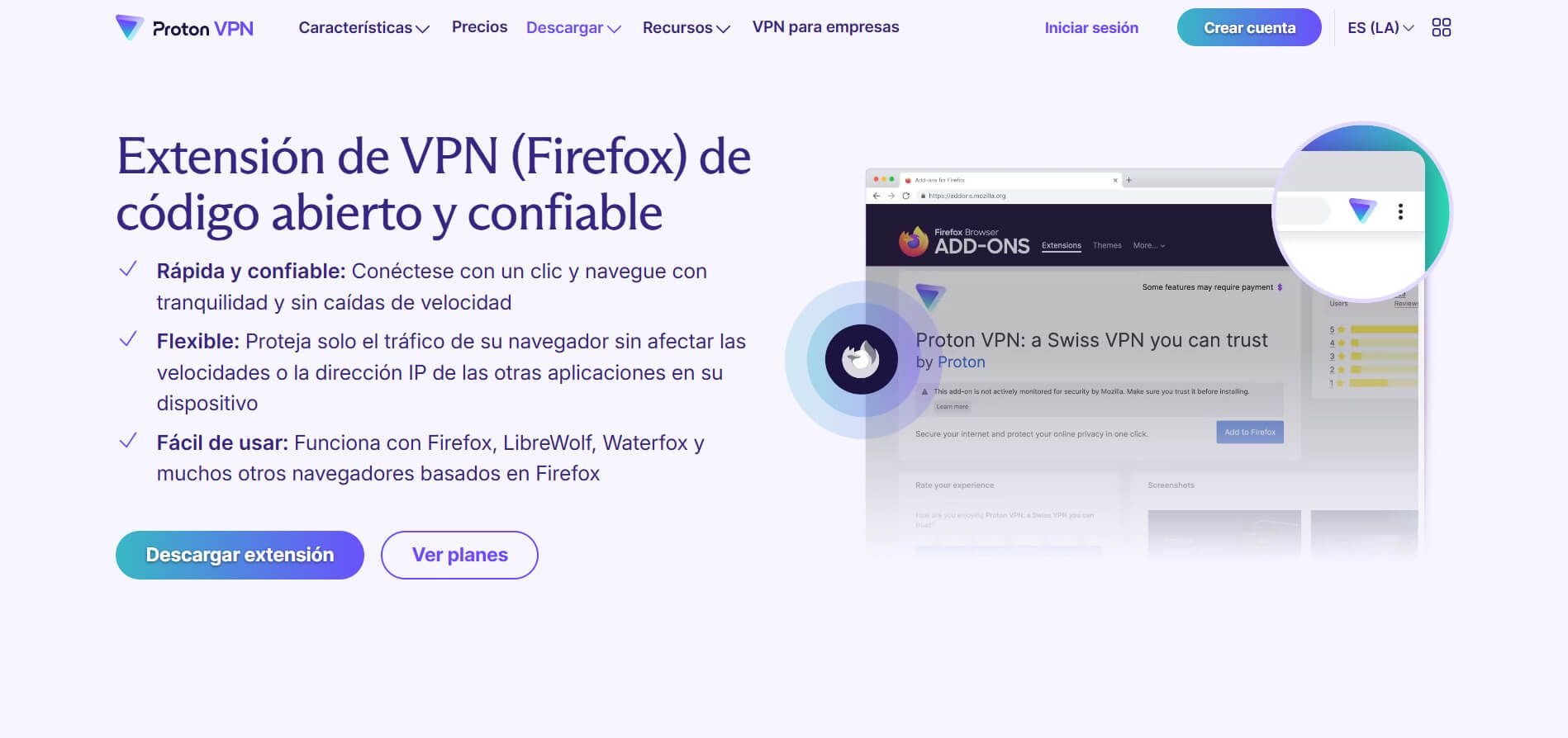 Protonvpn Firefox