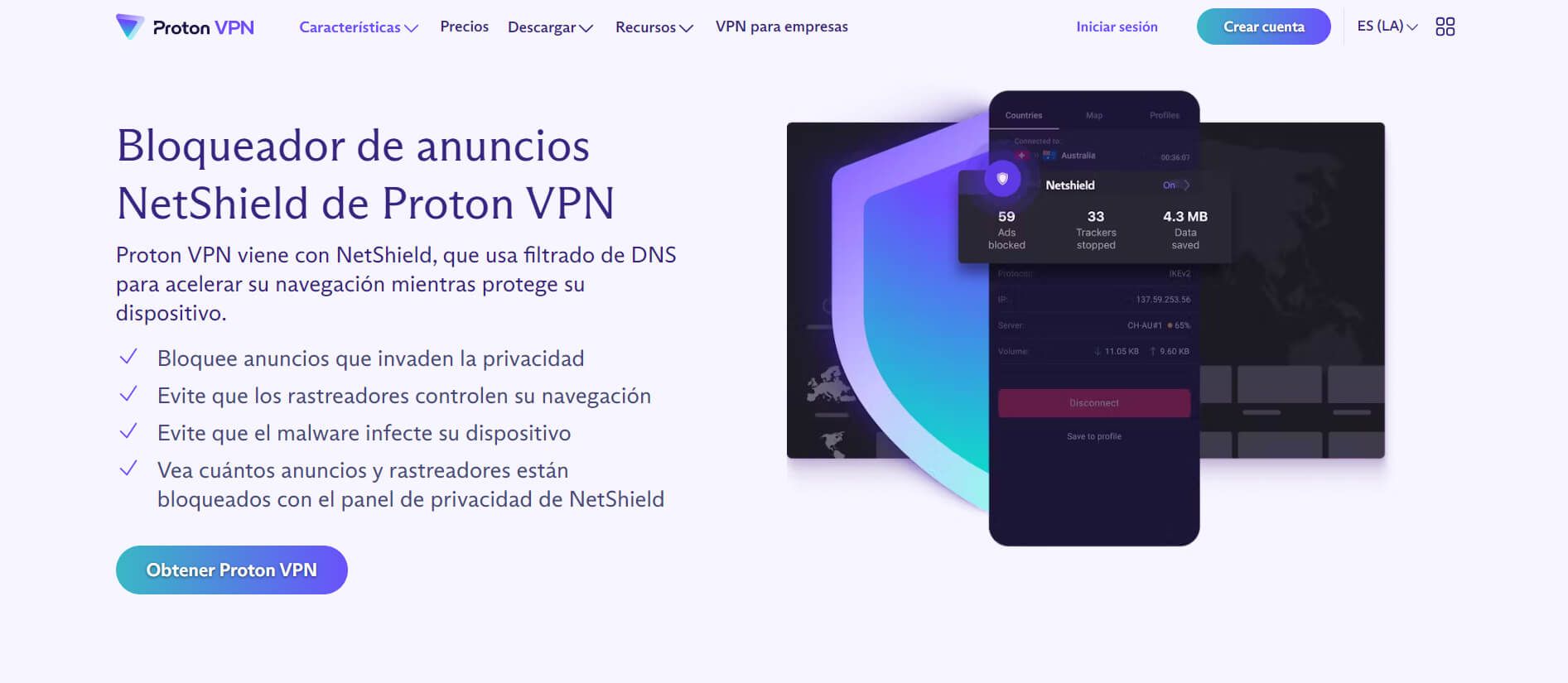 Protonvpn Netshield Bloquear Anuncios