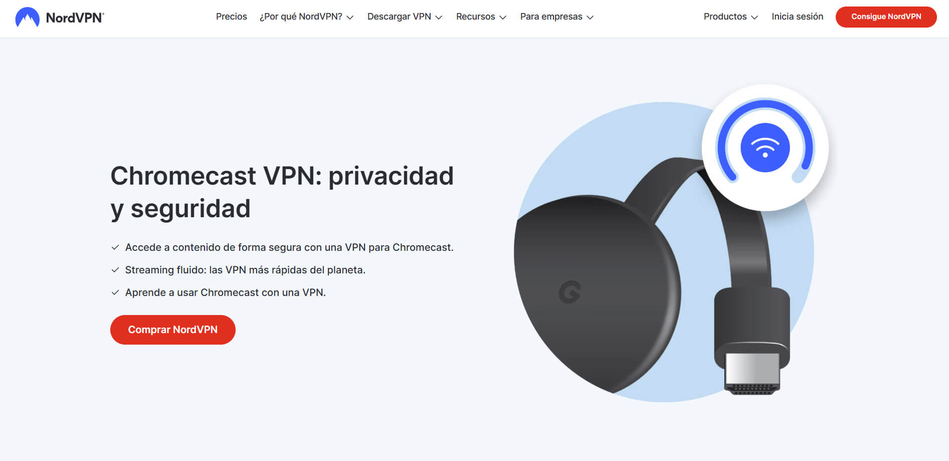 Nordvpn Chromecast