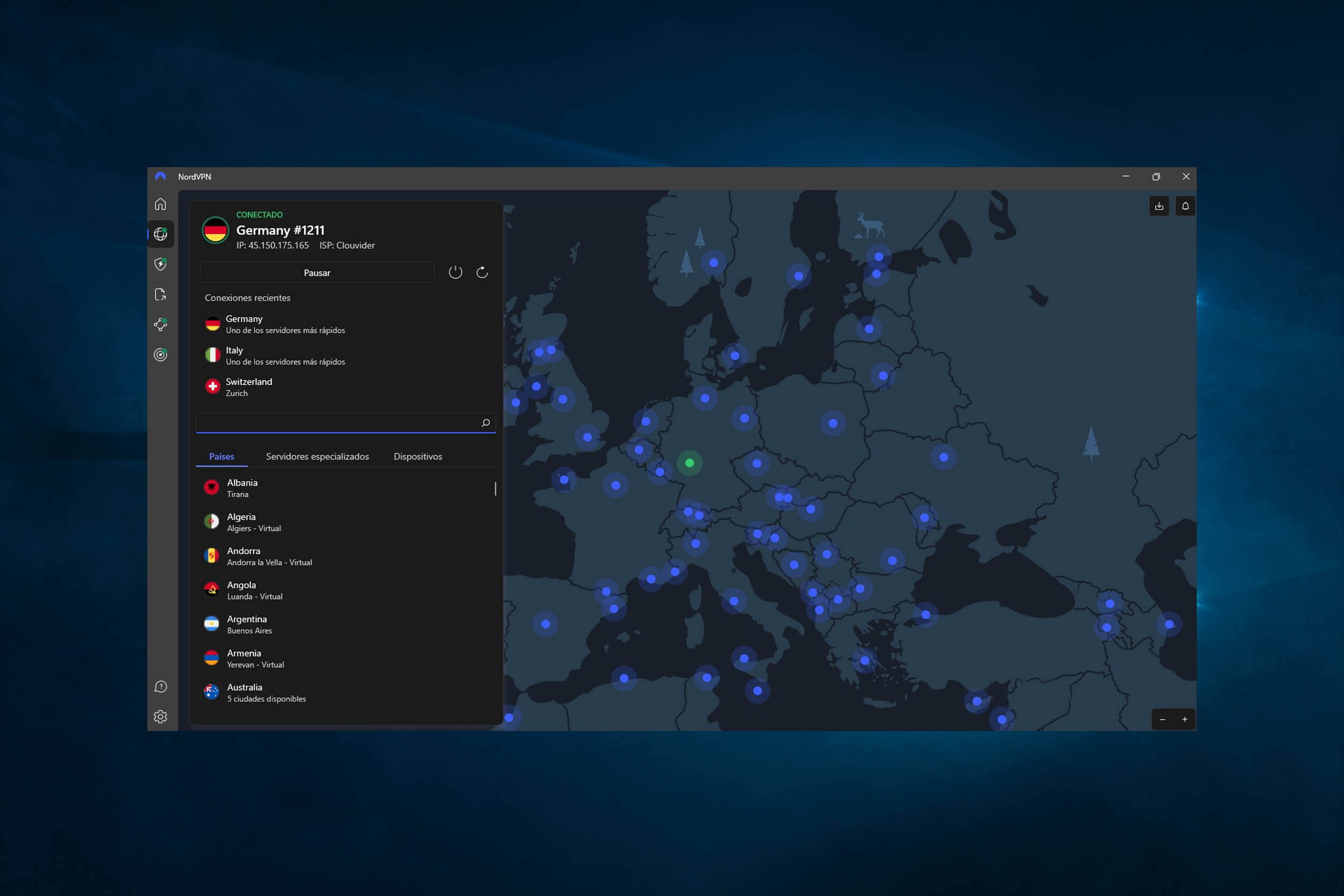 Nordvpn Alemania