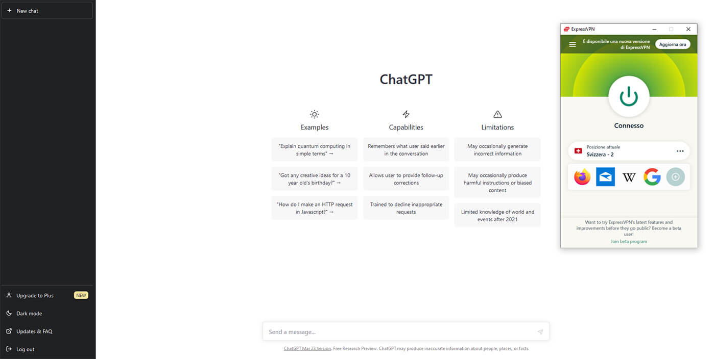 Sbloccare ChatGPT Italia con VPN