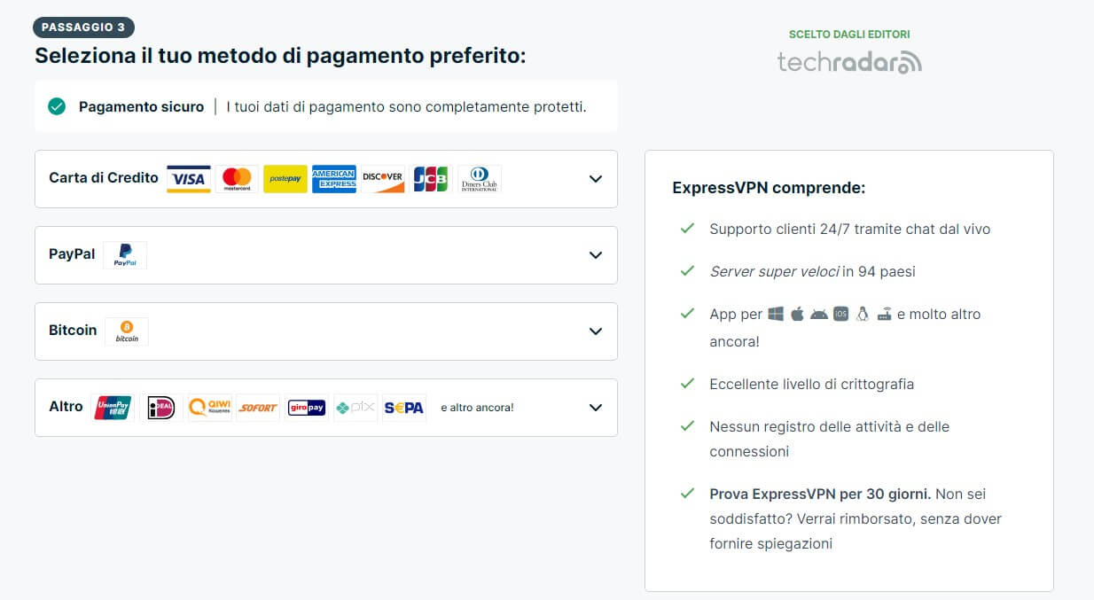 expressvpn-pagamento