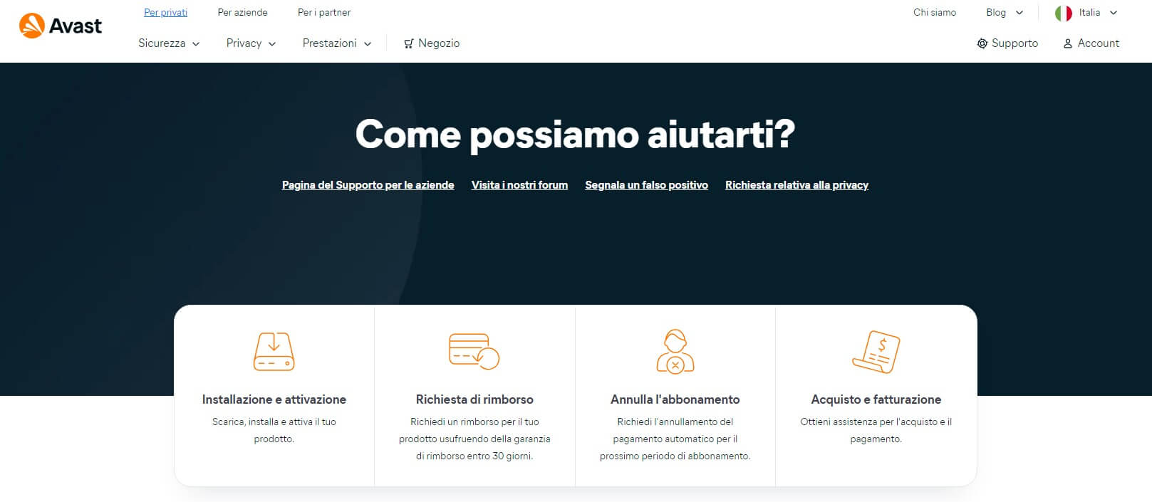 Secureline Assistenza Clienti