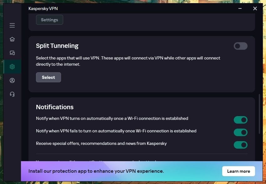 Kaspersky Vpn Split Tunneling