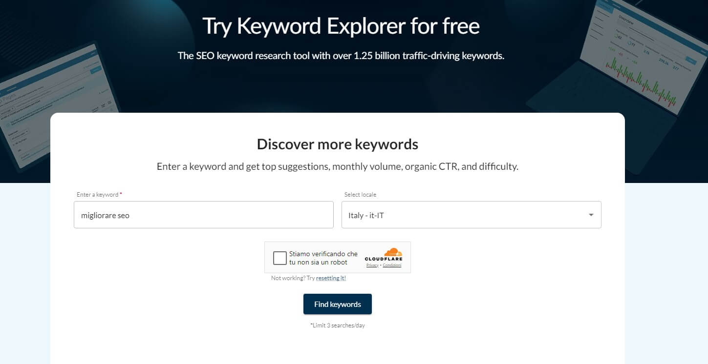 Moz Keyword Explorer