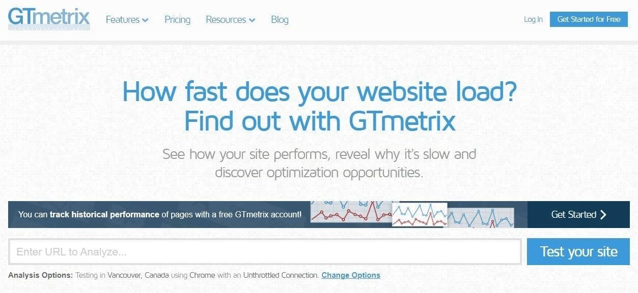 Gtmetrix Gratis