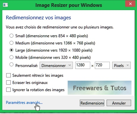 Télécharger Image Resizer pour Windows pour Windows  Telecharger.com