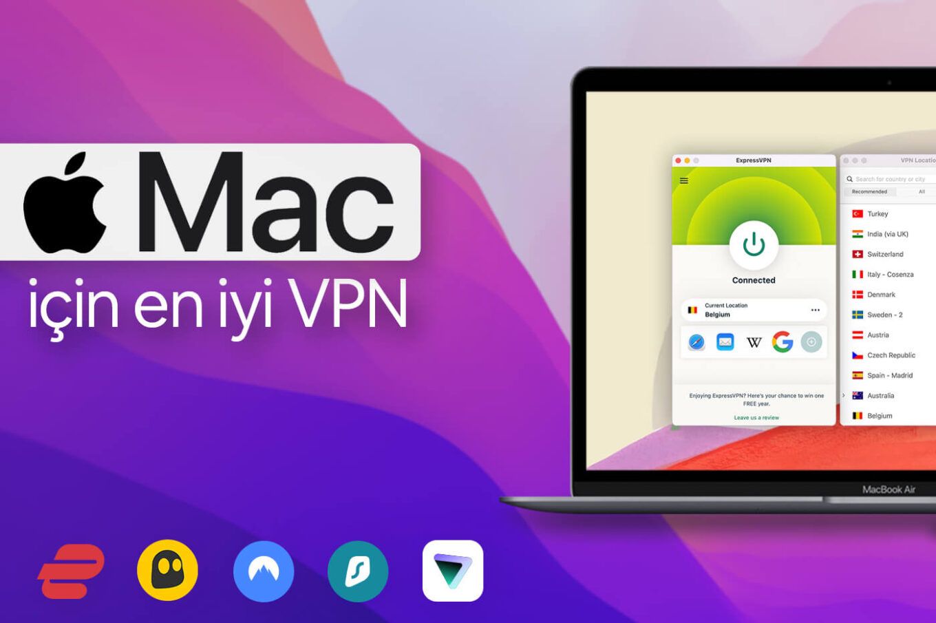 Mac için en iyi VPN