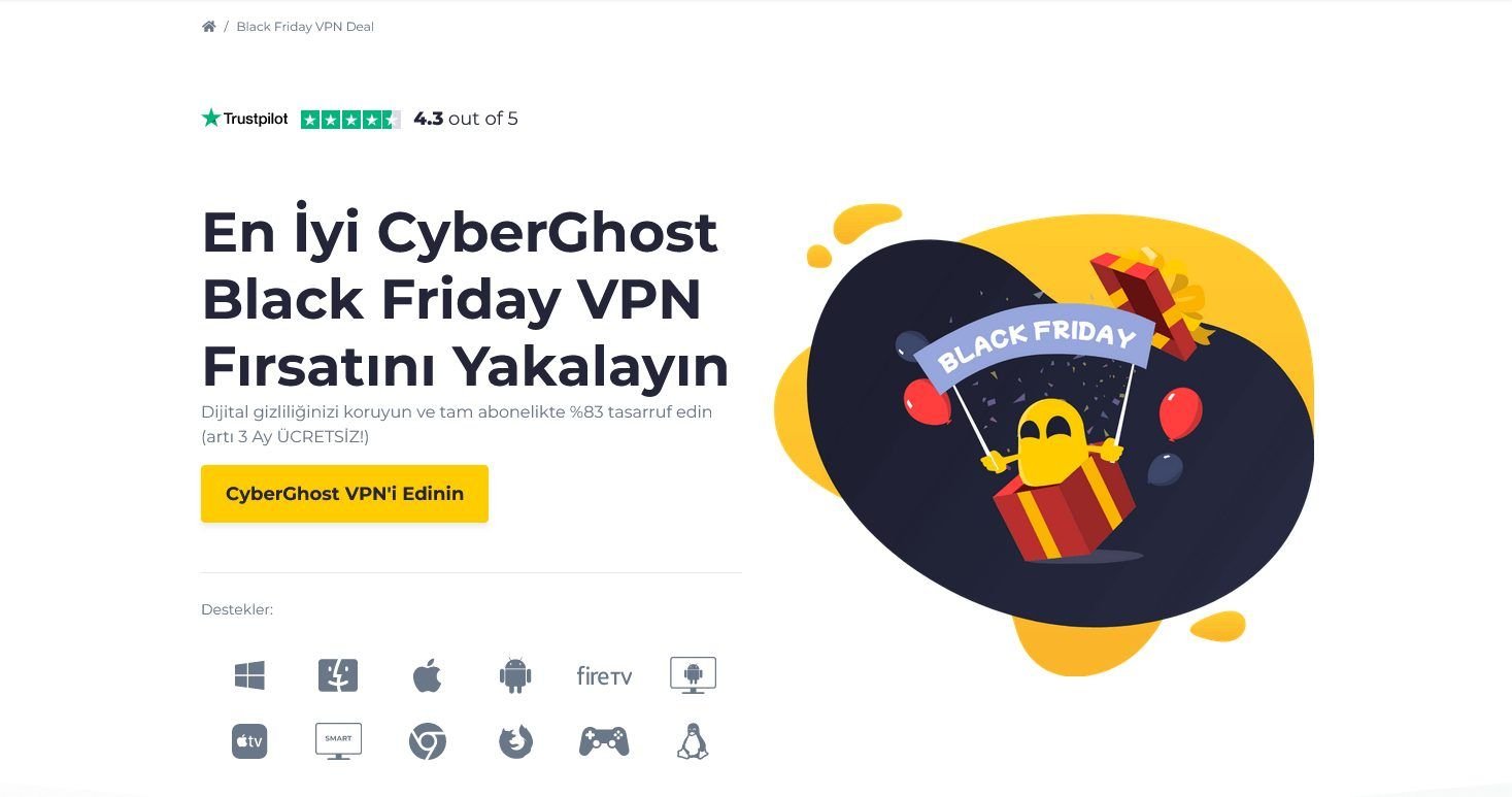 CyberGhost Black Friday