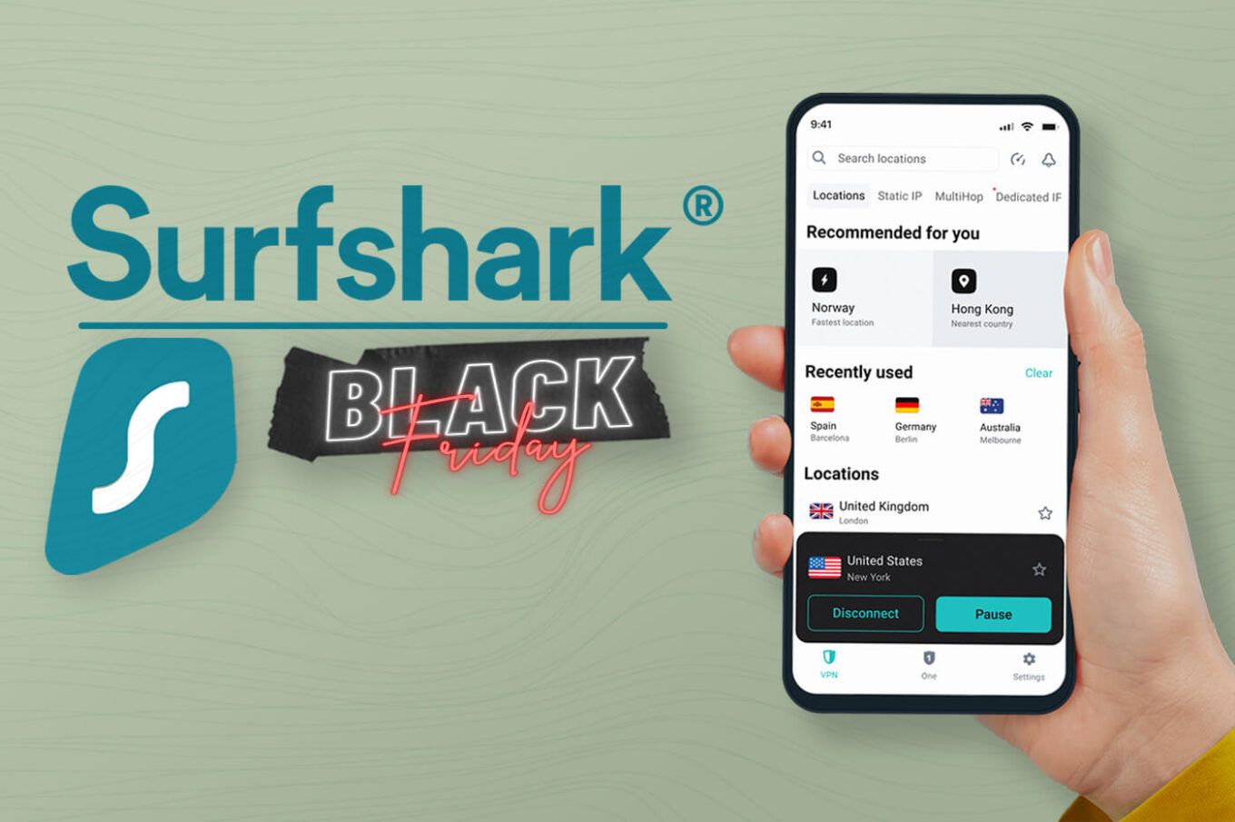 Surfshark Black Friday kampanyası