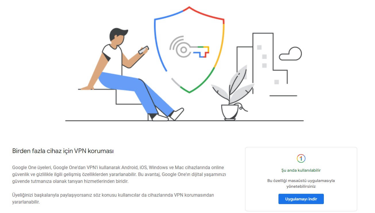 Google One VPN Windows Kurulum