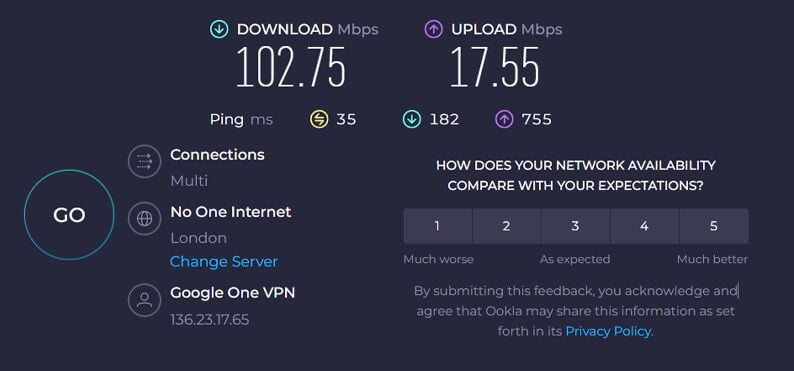 Google One Vpn Hız Testi