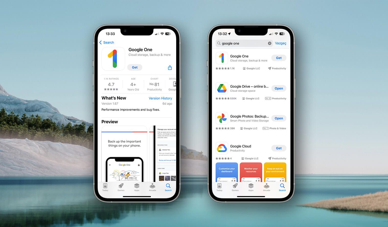 Google One VPN iPhone uygulamasi