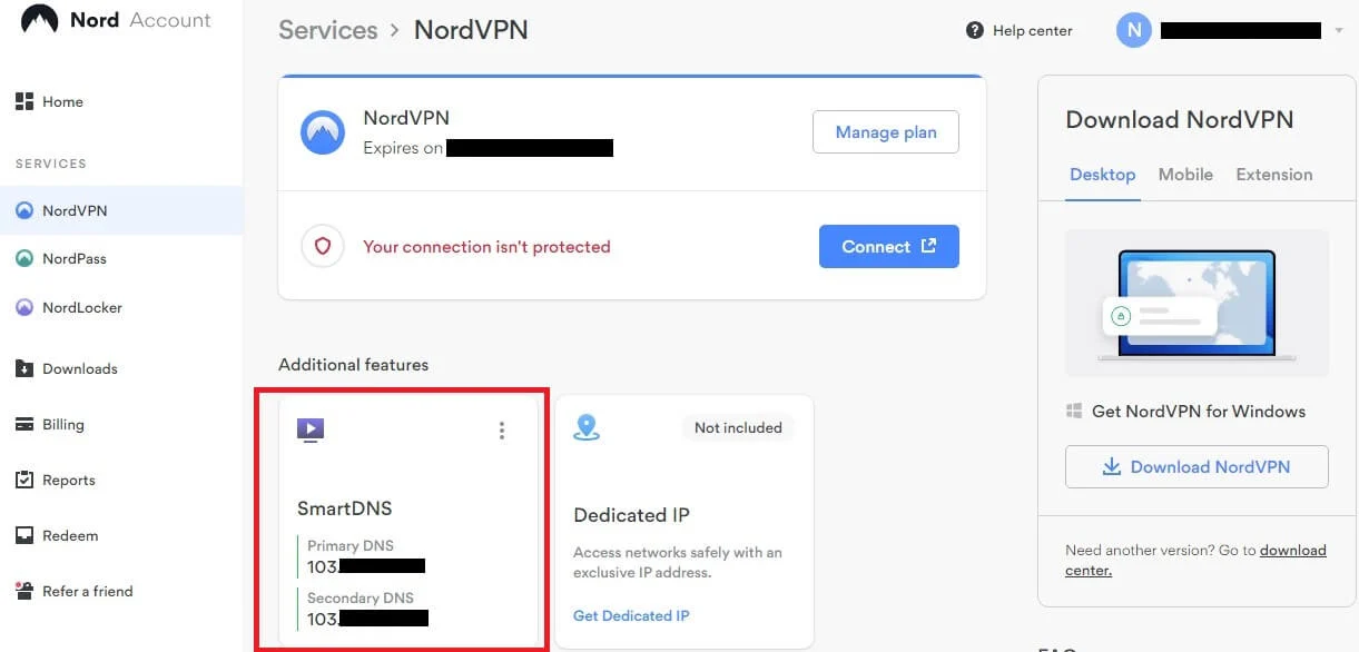 NordVPN SmartDNS