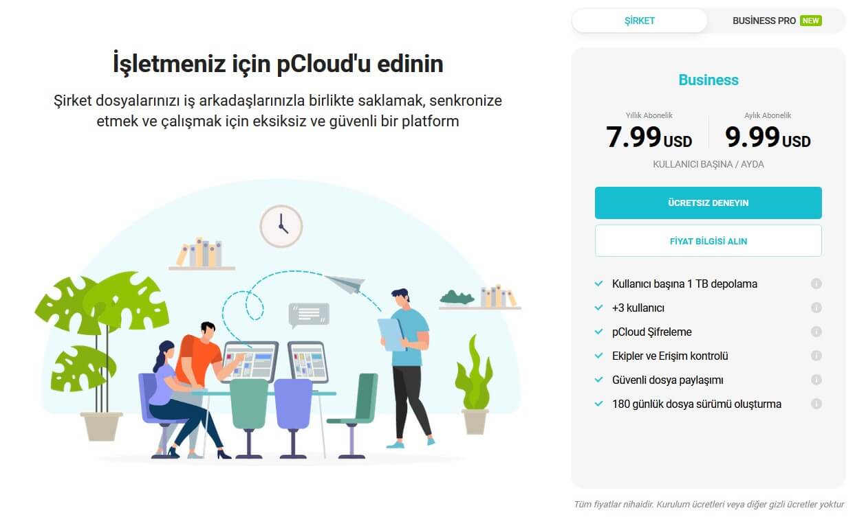 Pcloud Işletme 1